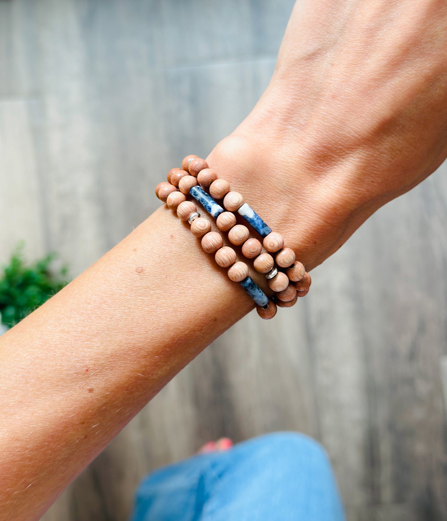 The Sodalite Wrap Bracelet