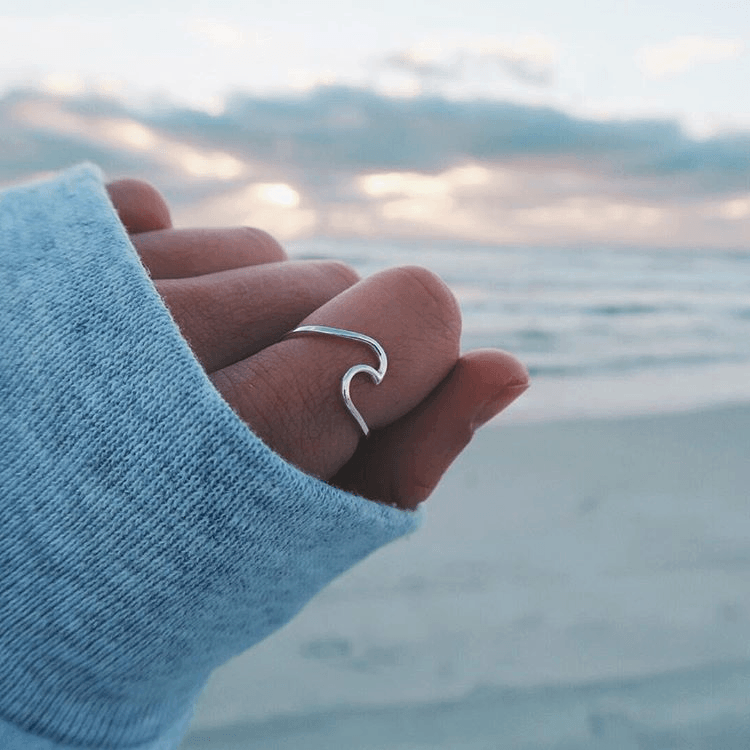 sterling silver wave ring canada