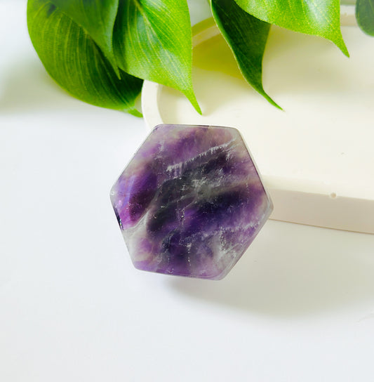 Amethyst Hexagon Phone Grip