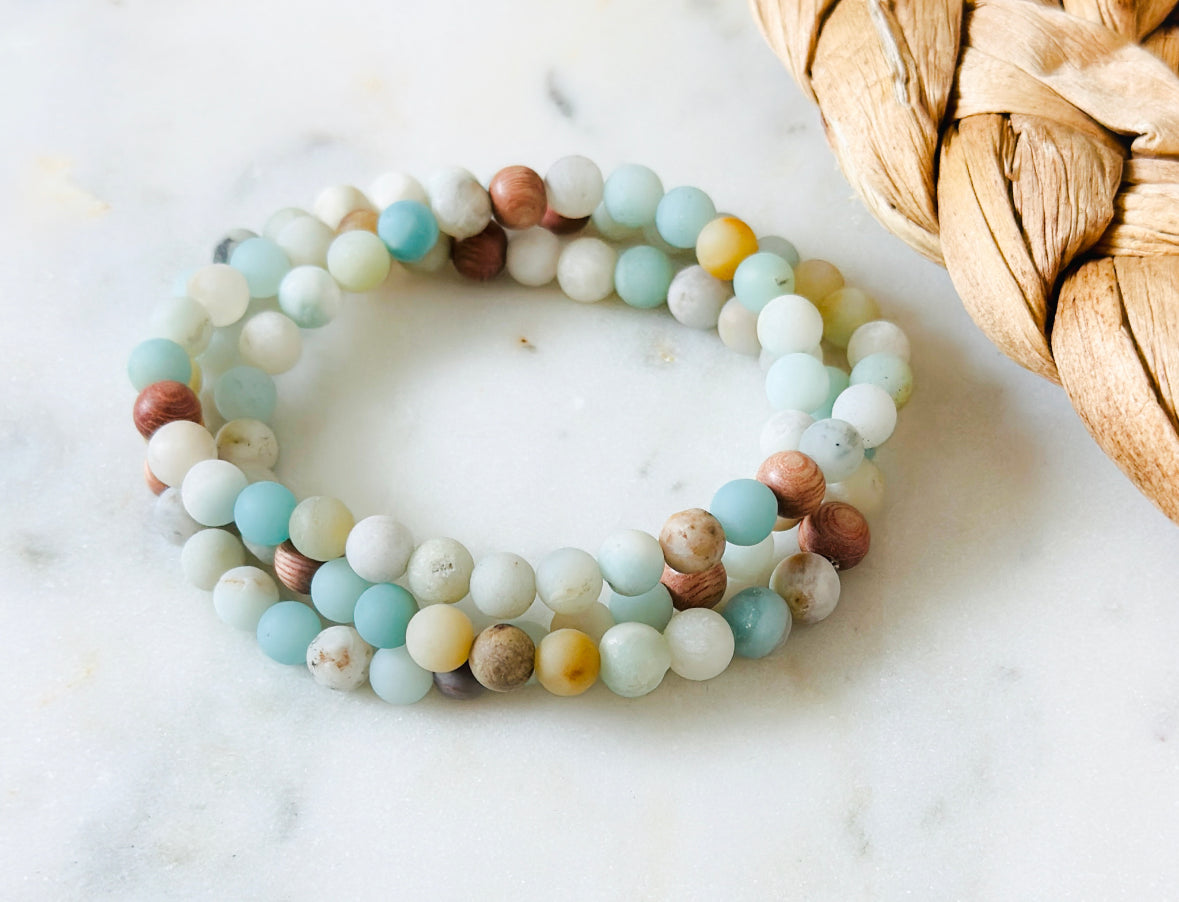 The Amazonite Wrap Bracelet