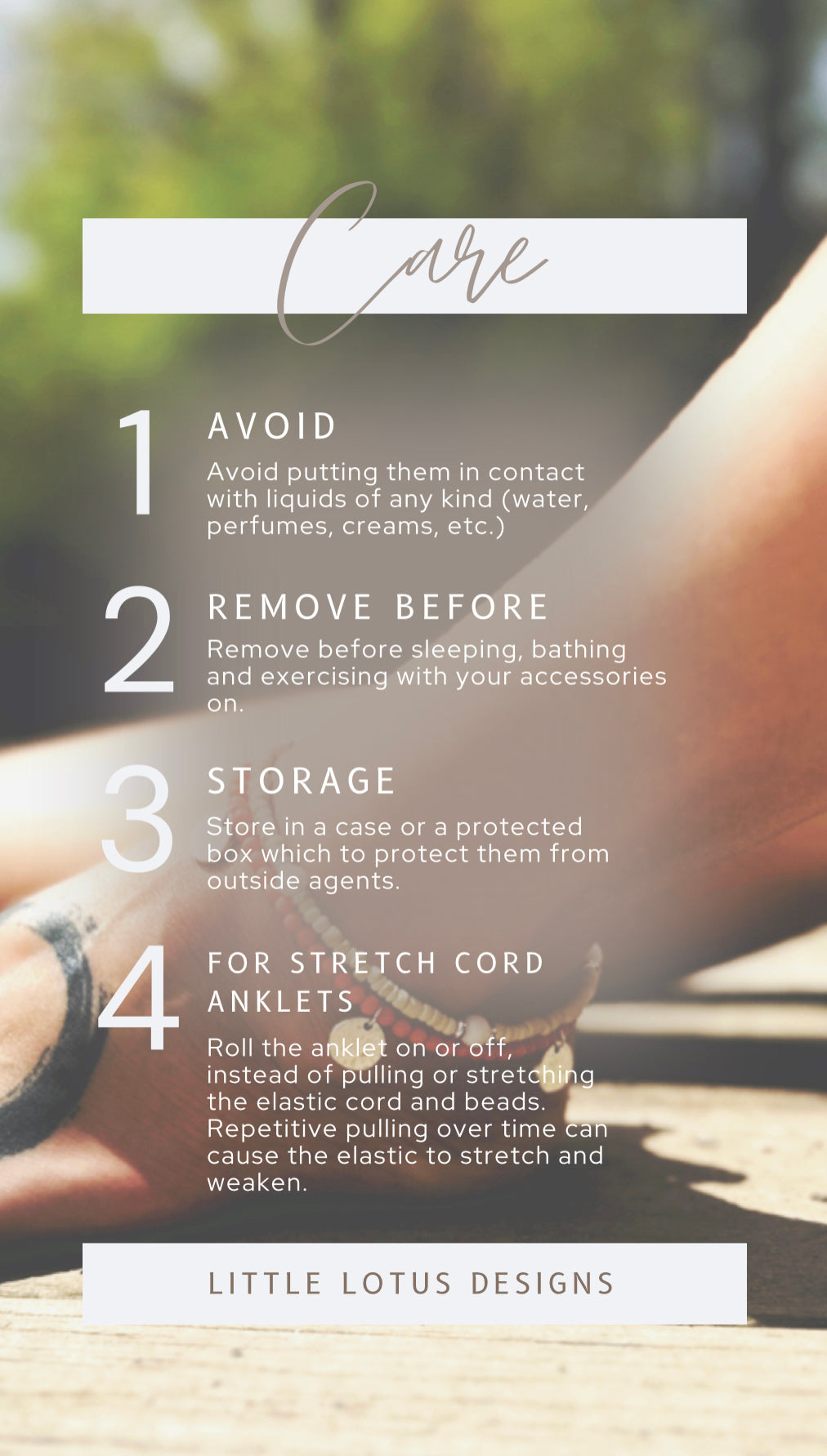 Energy Protection Anklet