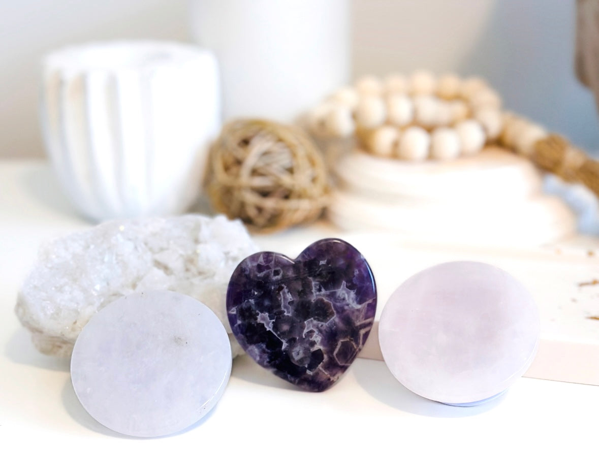 Rose Quartz Phone Grip