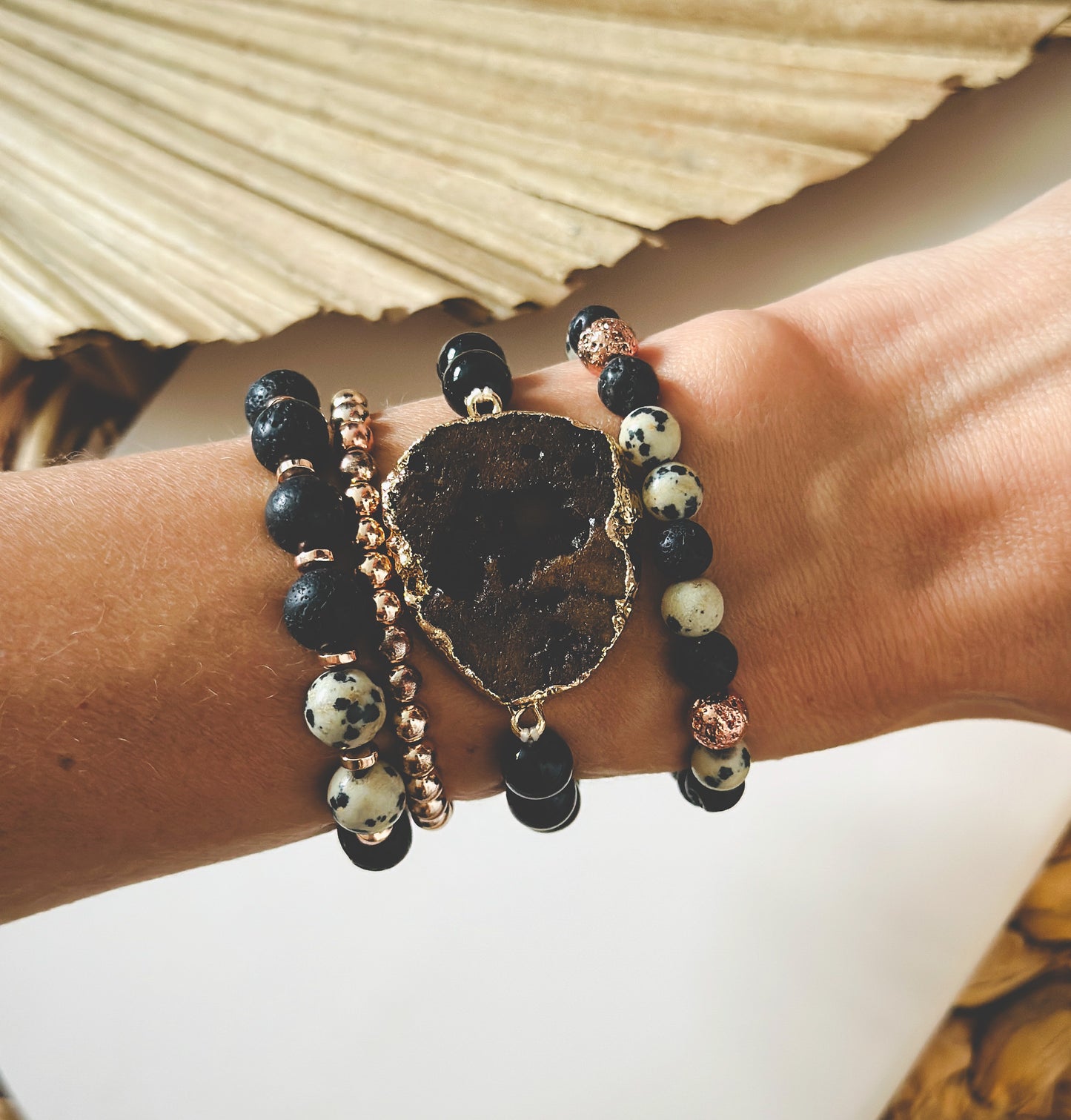 Energy Protection Druzy Agate Geode Bracelet