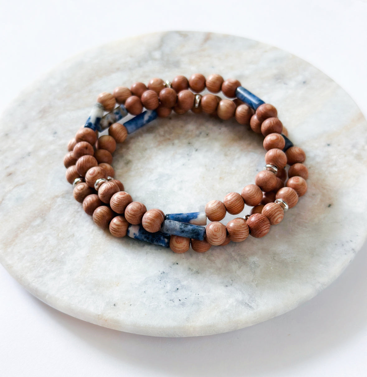 The Sodalite Wrap Bracelet