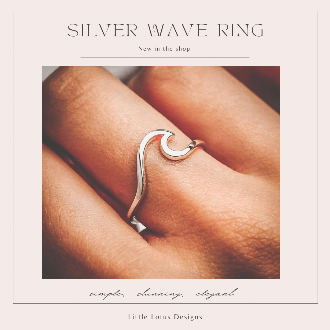 Silver Wave Ring