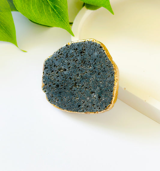 Lava Rock Gemstone phone grip