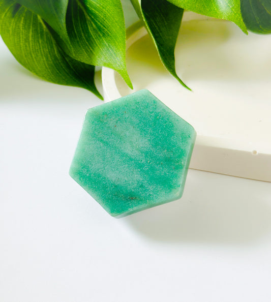 Aventurine Hexagon Phone Grip