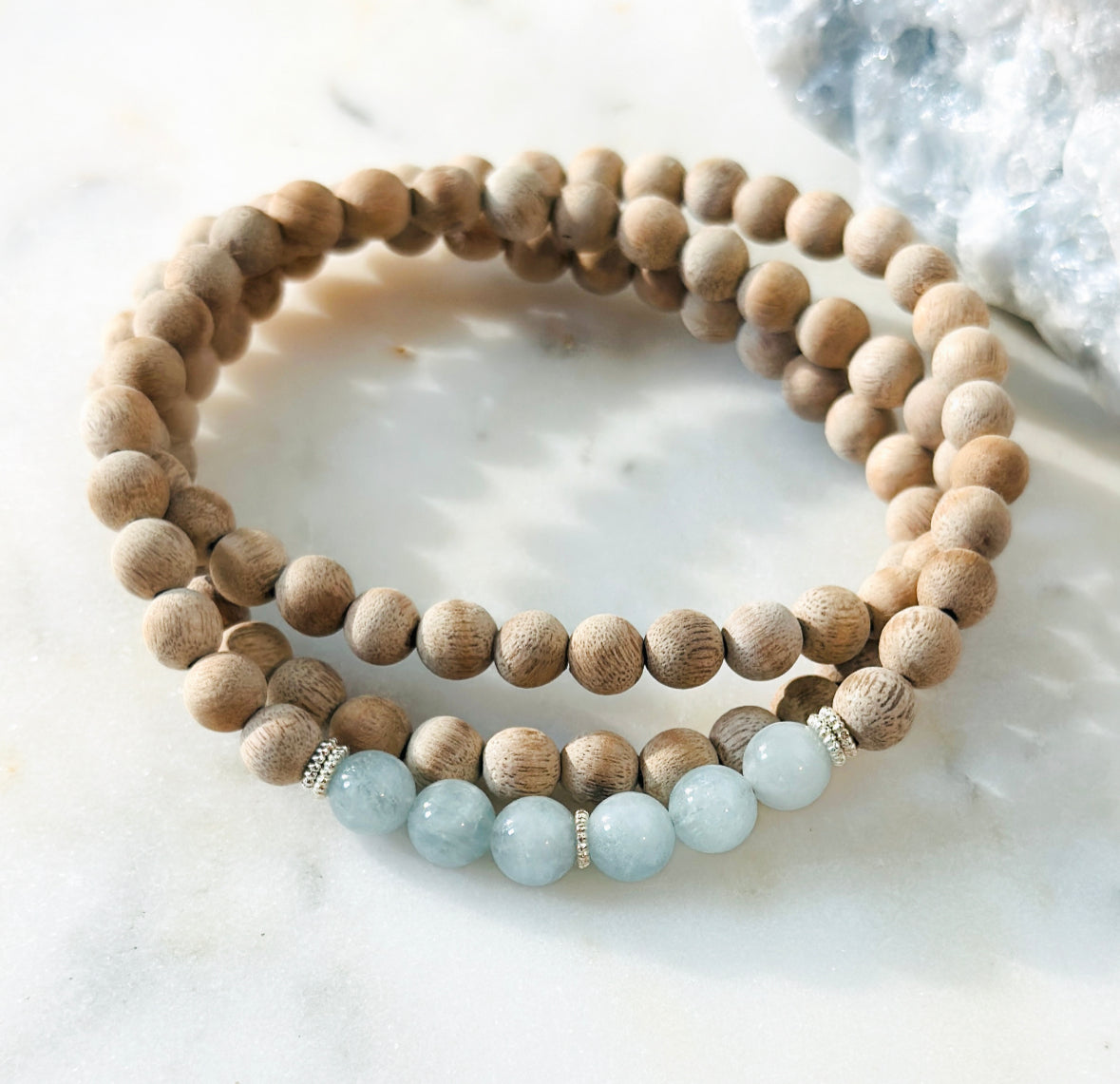 The Beechwood & Aquamarine 1/2 Wrap