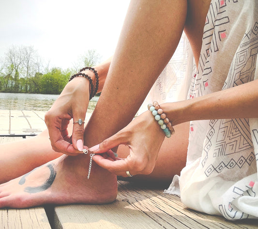 Create your own clasp anklet