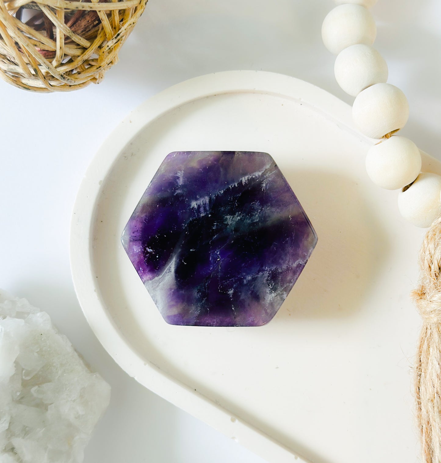 Amethyst Hexagon Phone Grip