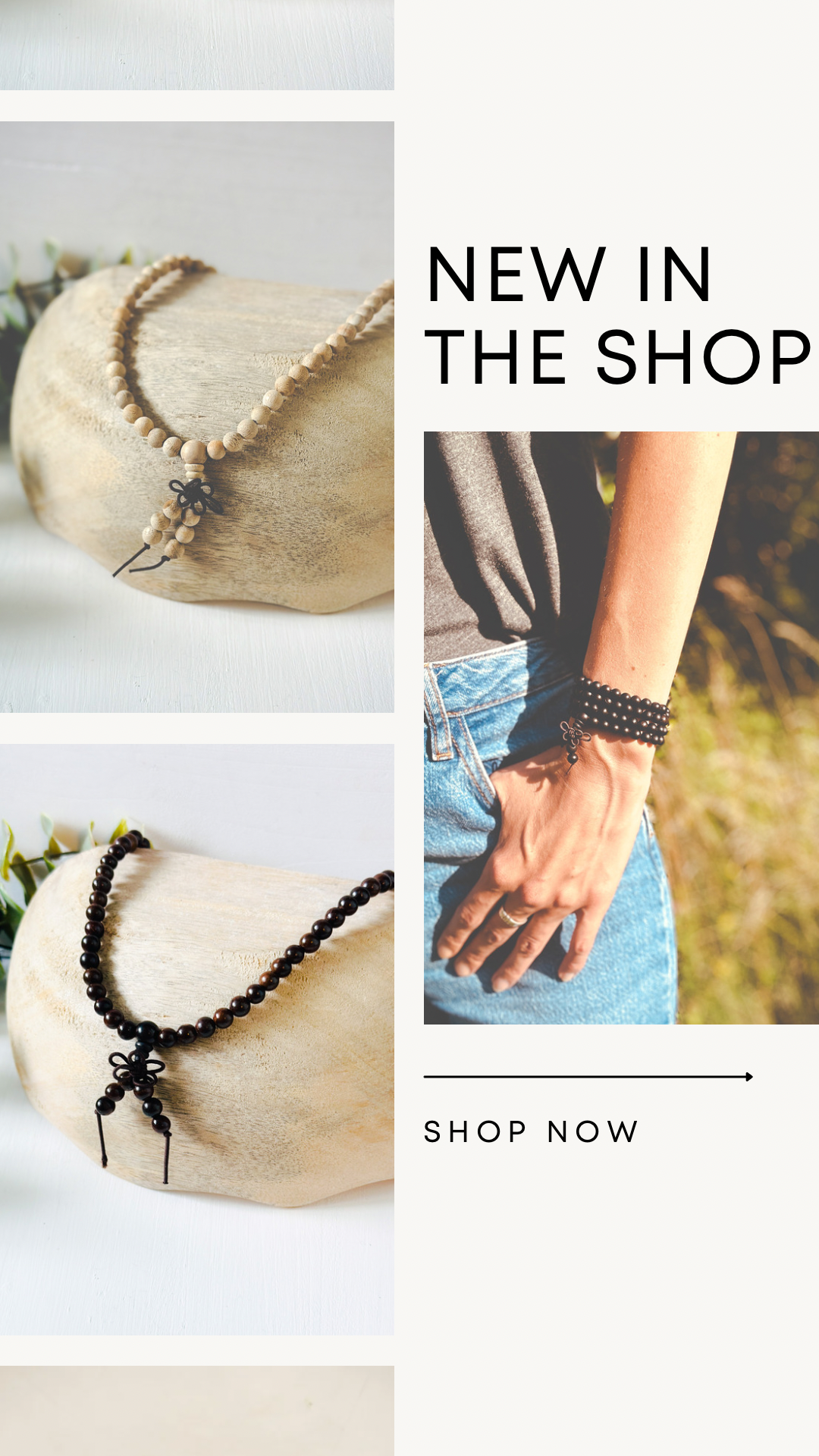 Wood Wrap Bracelets / Necklaces
