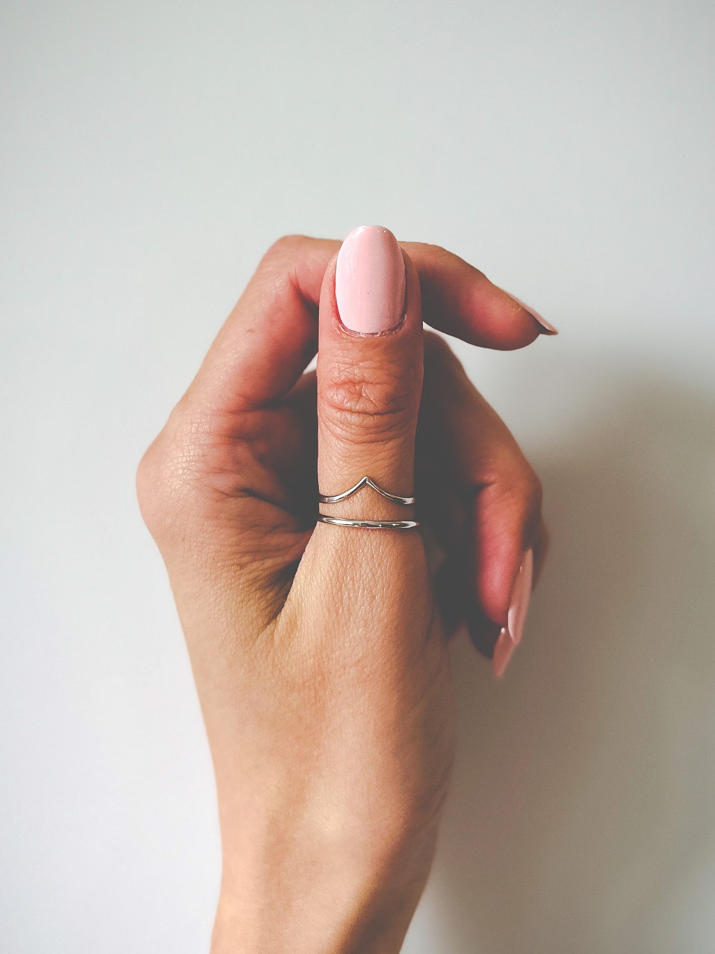 The Silver Chevron Ring