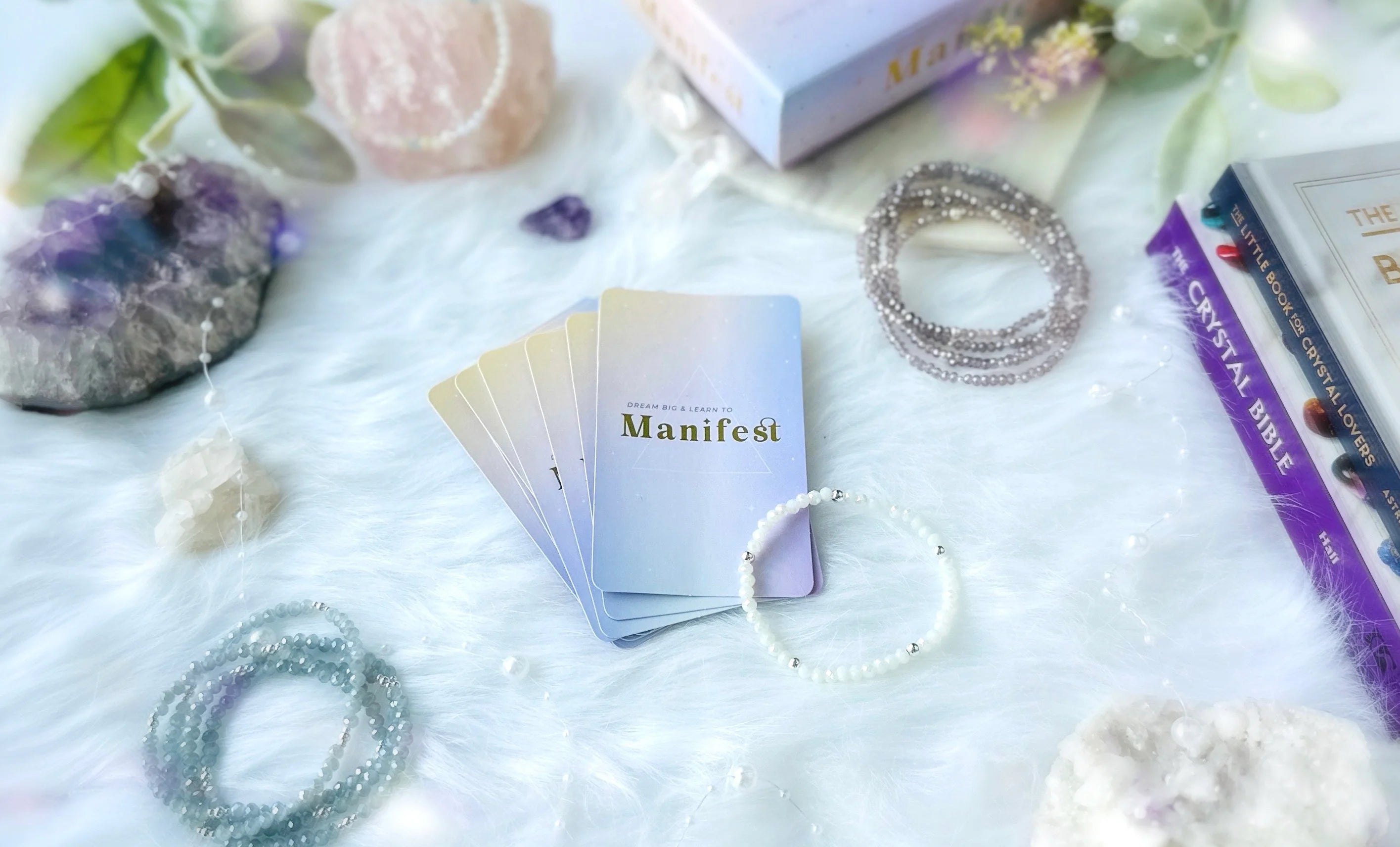 Shop the Manifestation Collection of gemstone bracelets.Shimmering minis that offer beauty, versatility, and healing energy.Manifest your dreams with every wear