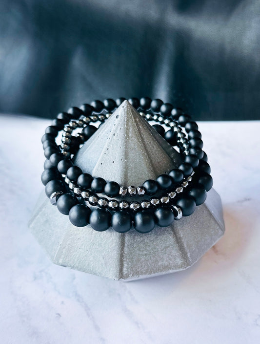 womens onyx gemstone bracelets