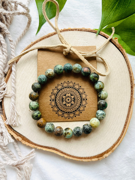 green gemstone healing bracelets