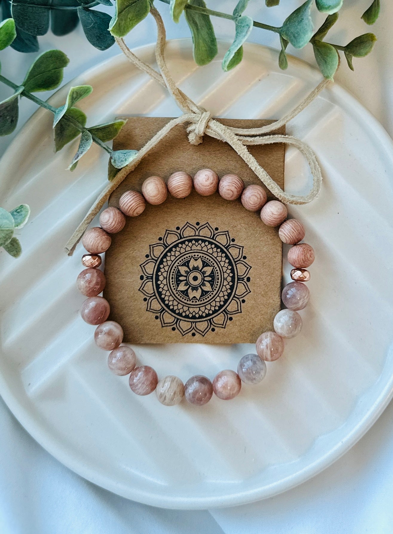 Sensational Sunstone & Rosewood Stacking set.