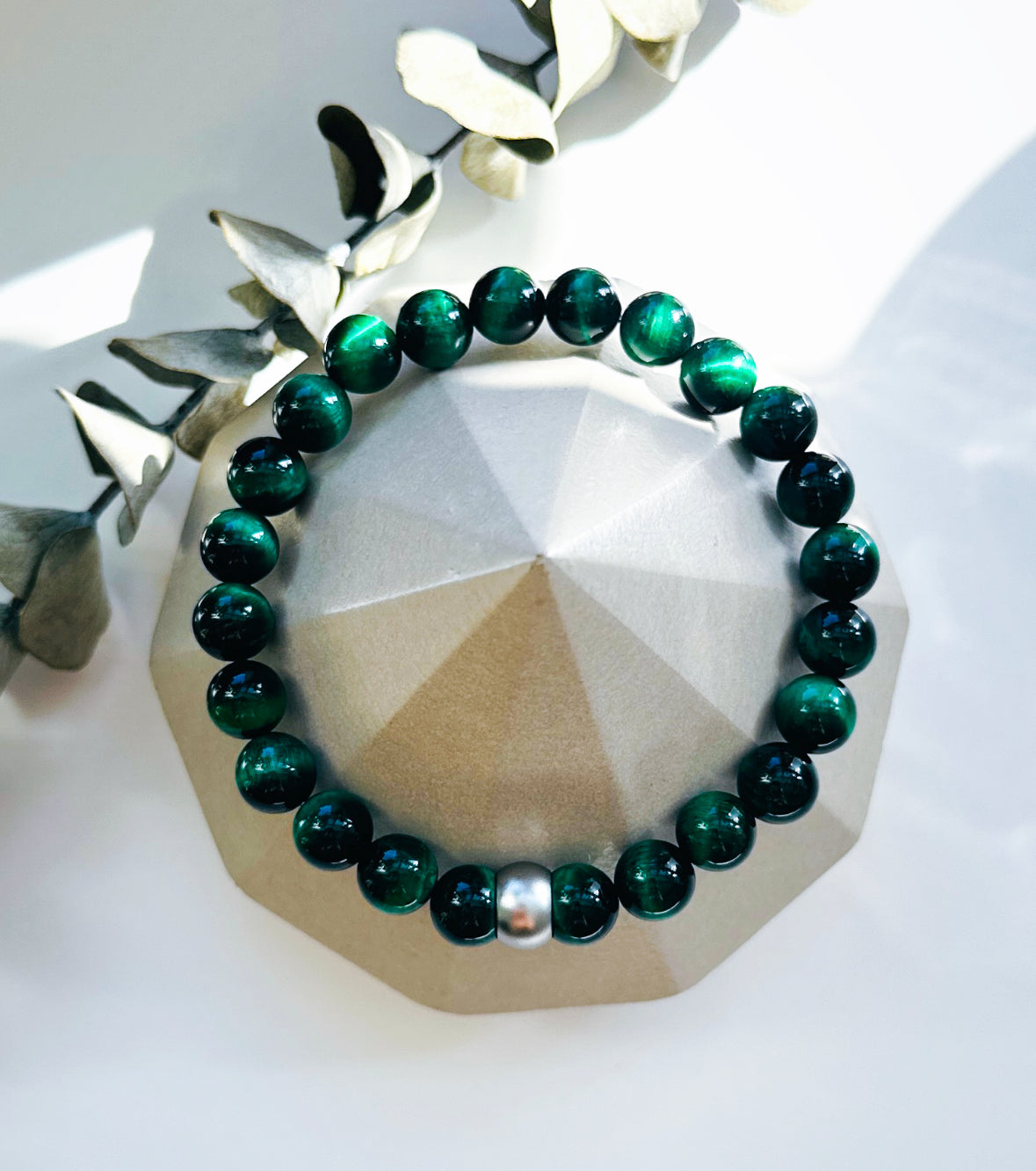 Green Tigers Eye Bracelet
