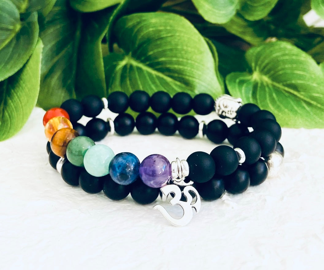 Jet New Authentic Combination Crystal Beads Bracelet Healing Balancing  Chakra Healthy Resolving (Cancer)
