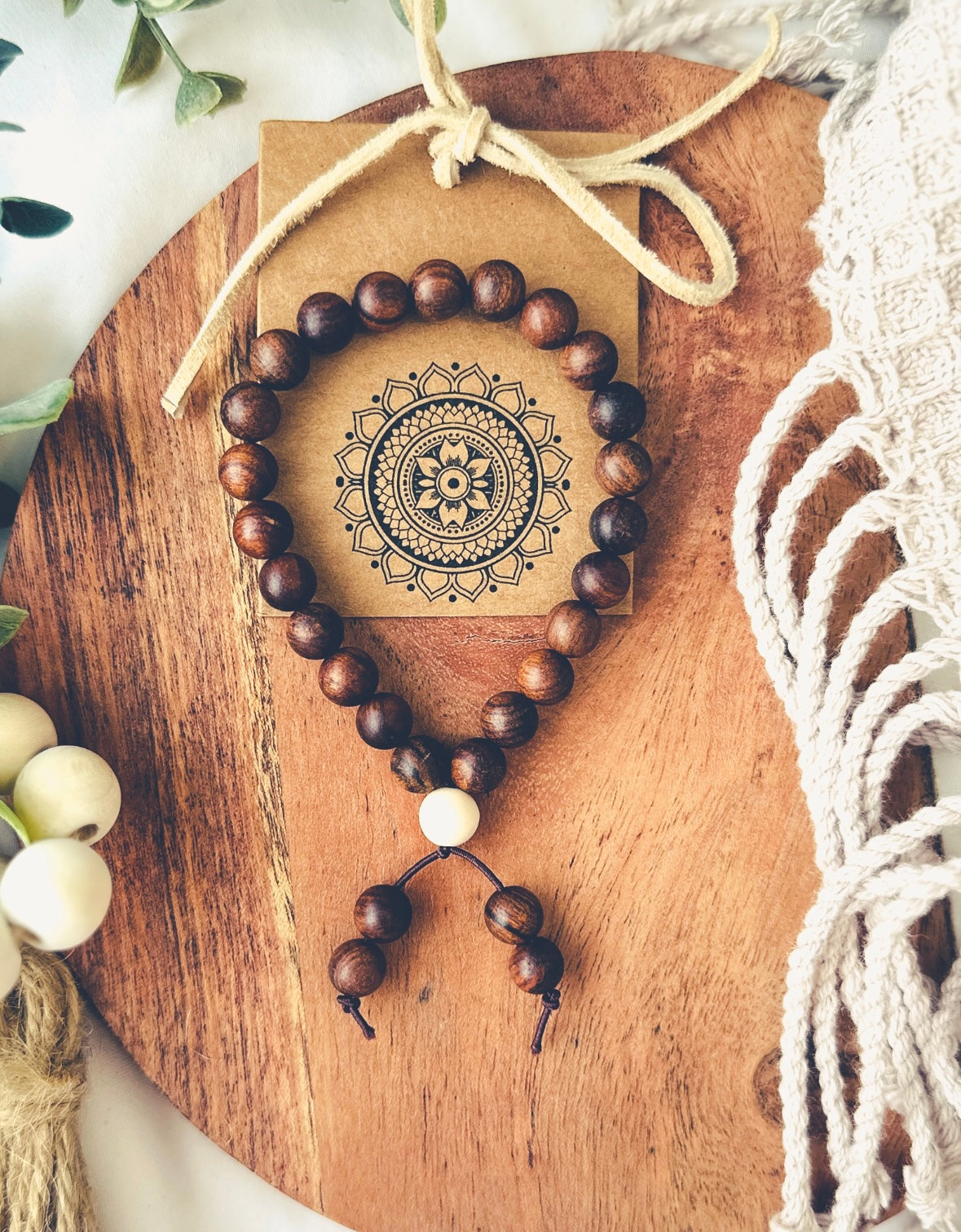 The Sandalwood Tie Bracelet