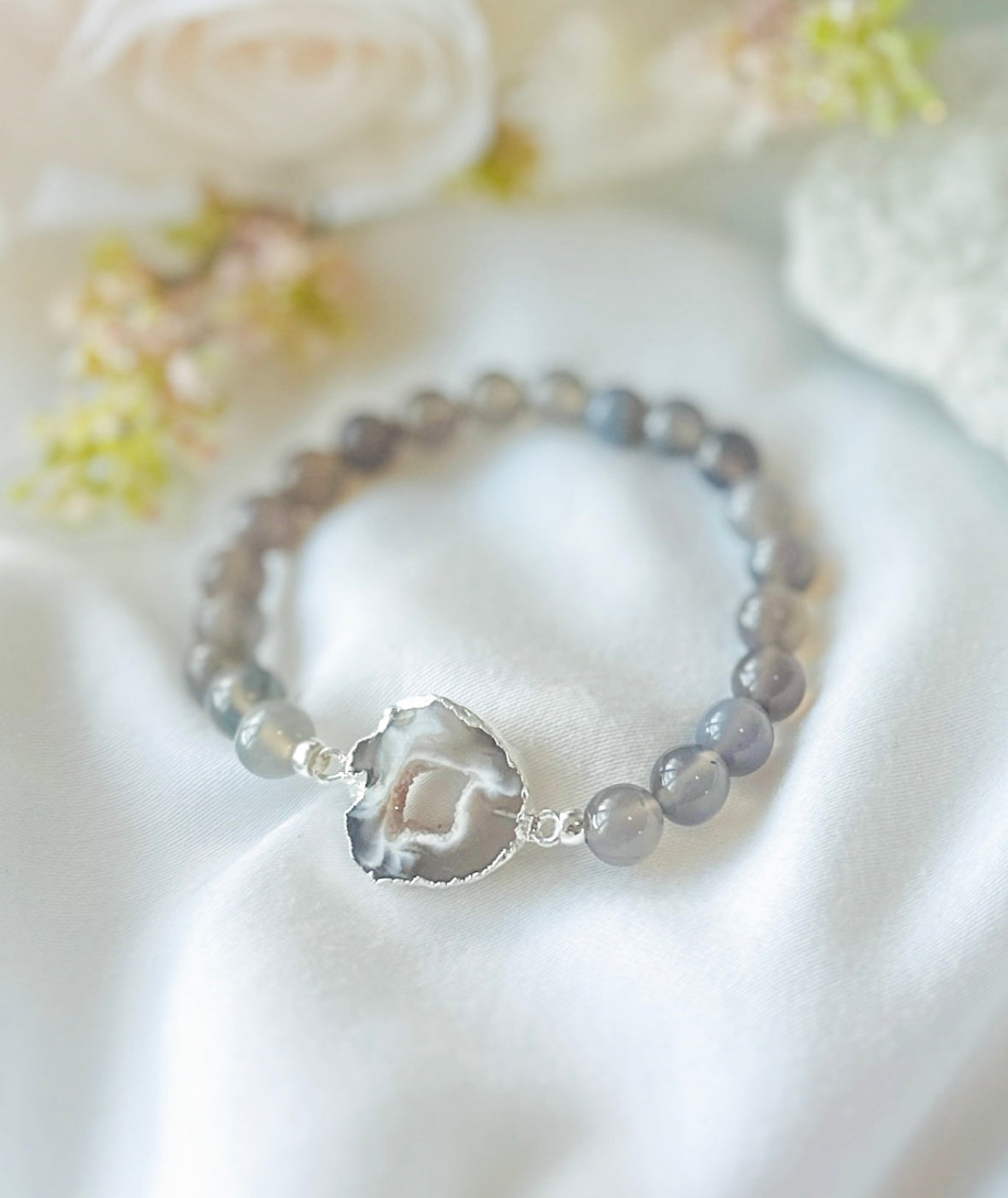 Agate Geode Bracelet