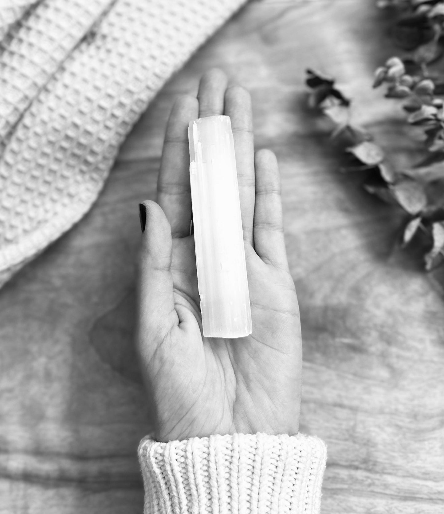 Selenite Cleansing Wands.