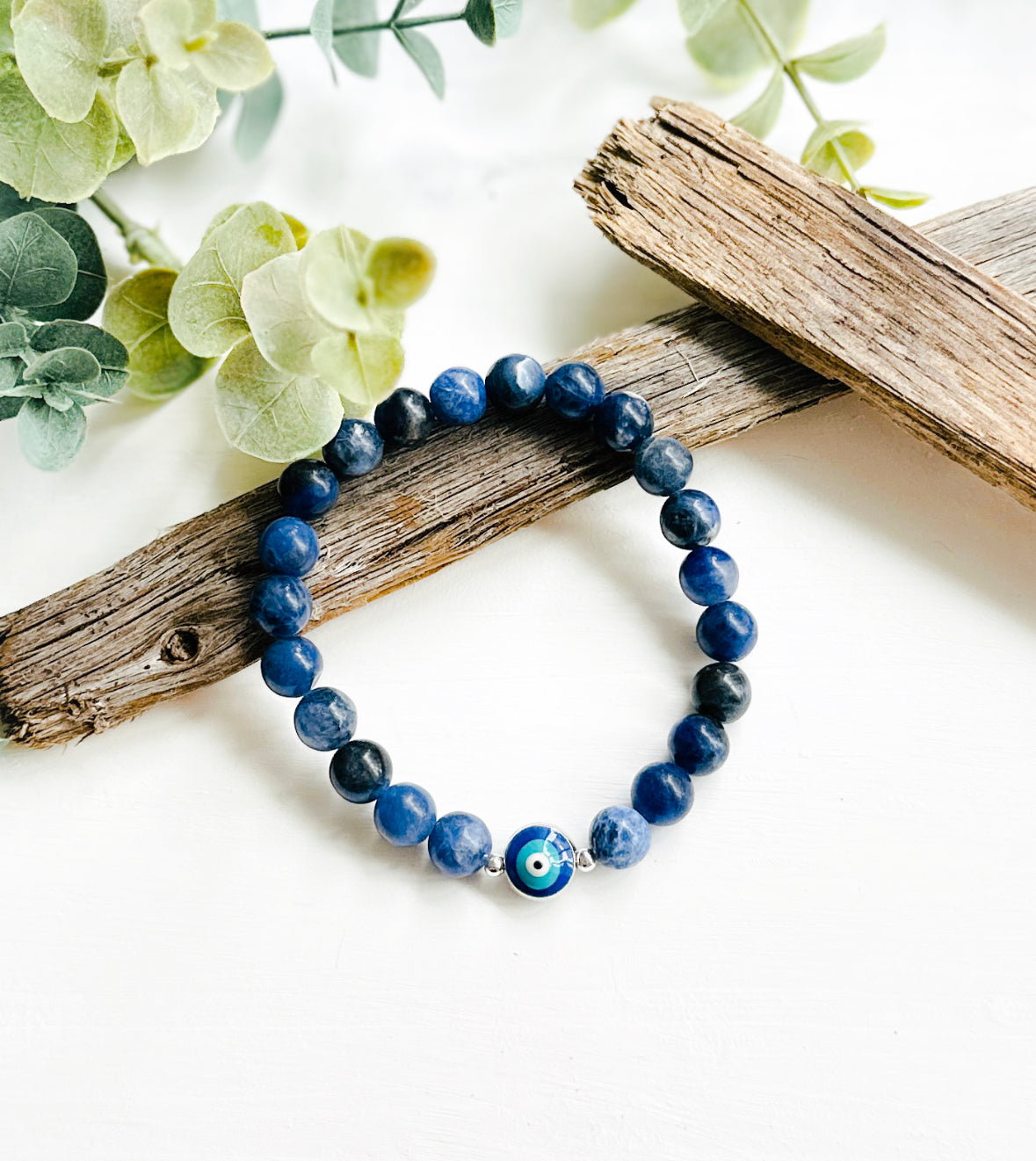 Evil Eye + Anxiety Relief Bracelet