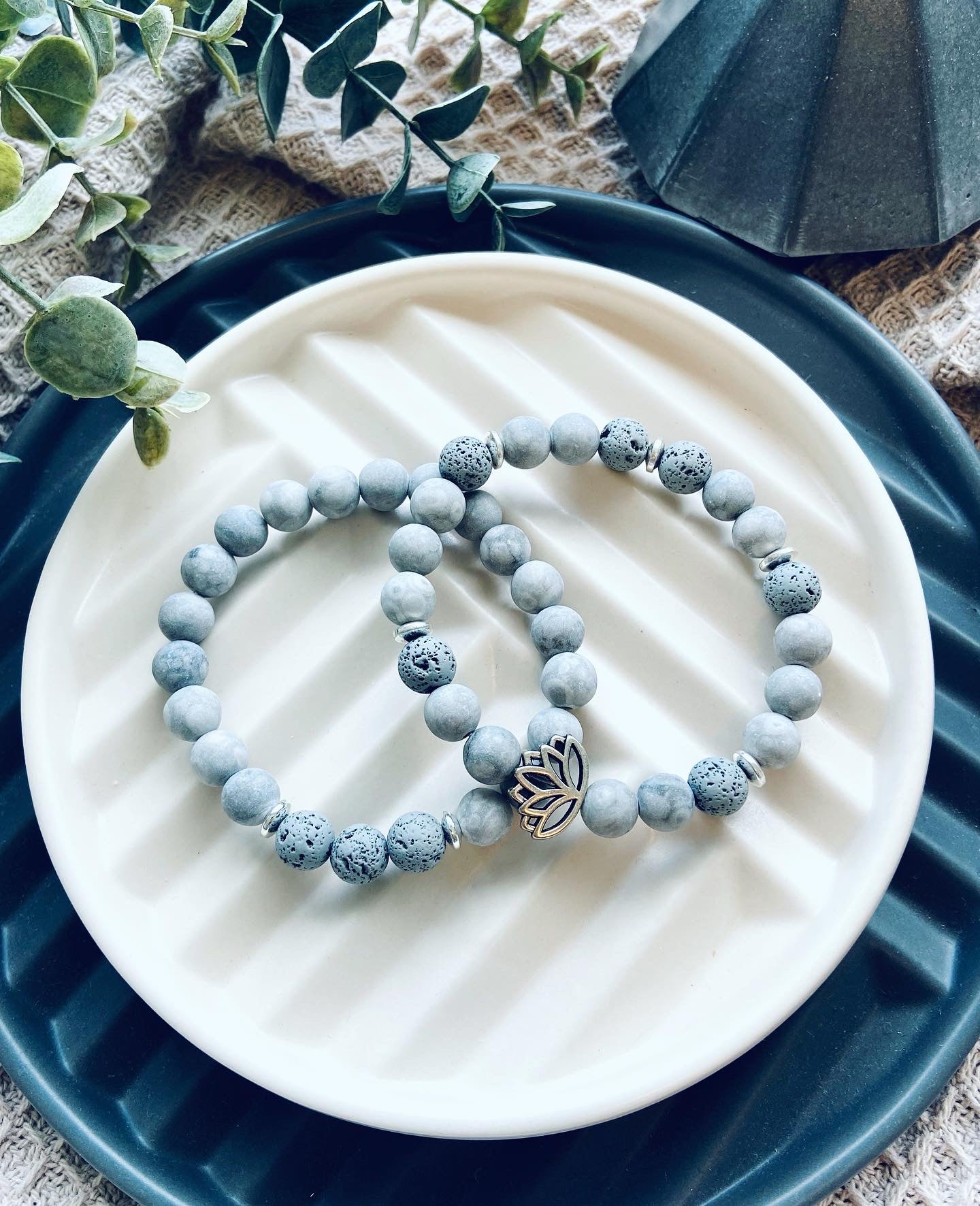 grey bracelets