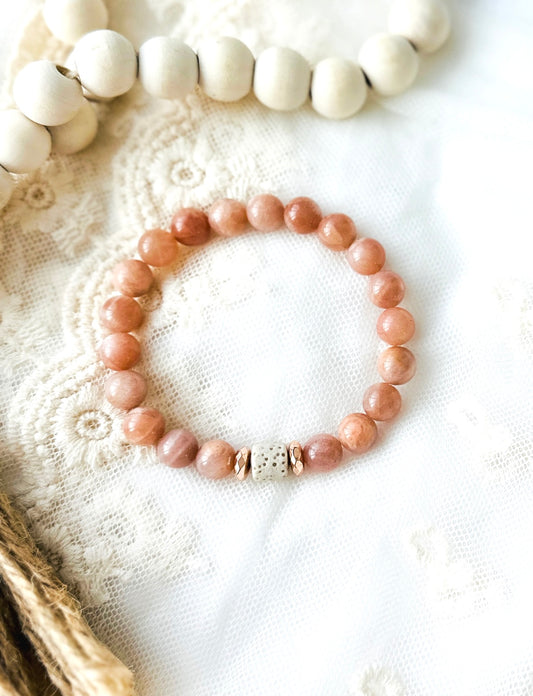 sunstone gemstone bracelets
