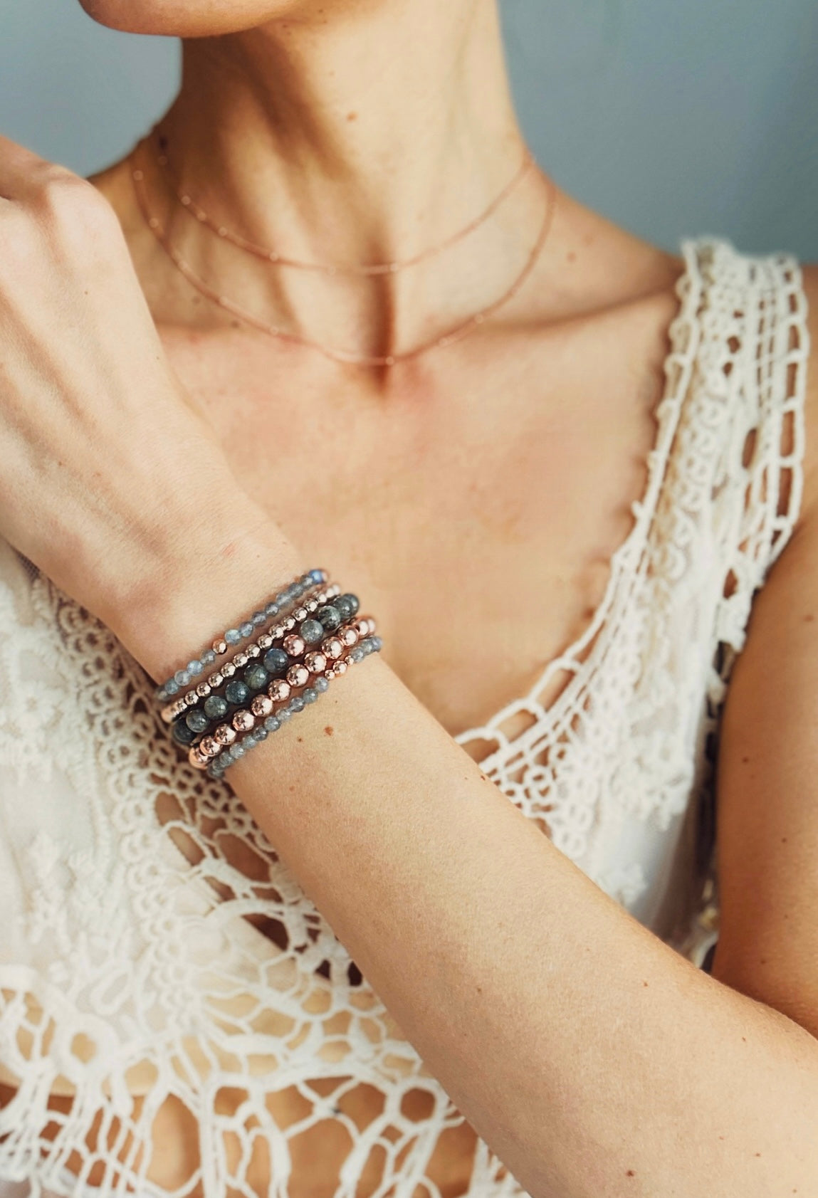 newest addition of heling gemstone bracelets