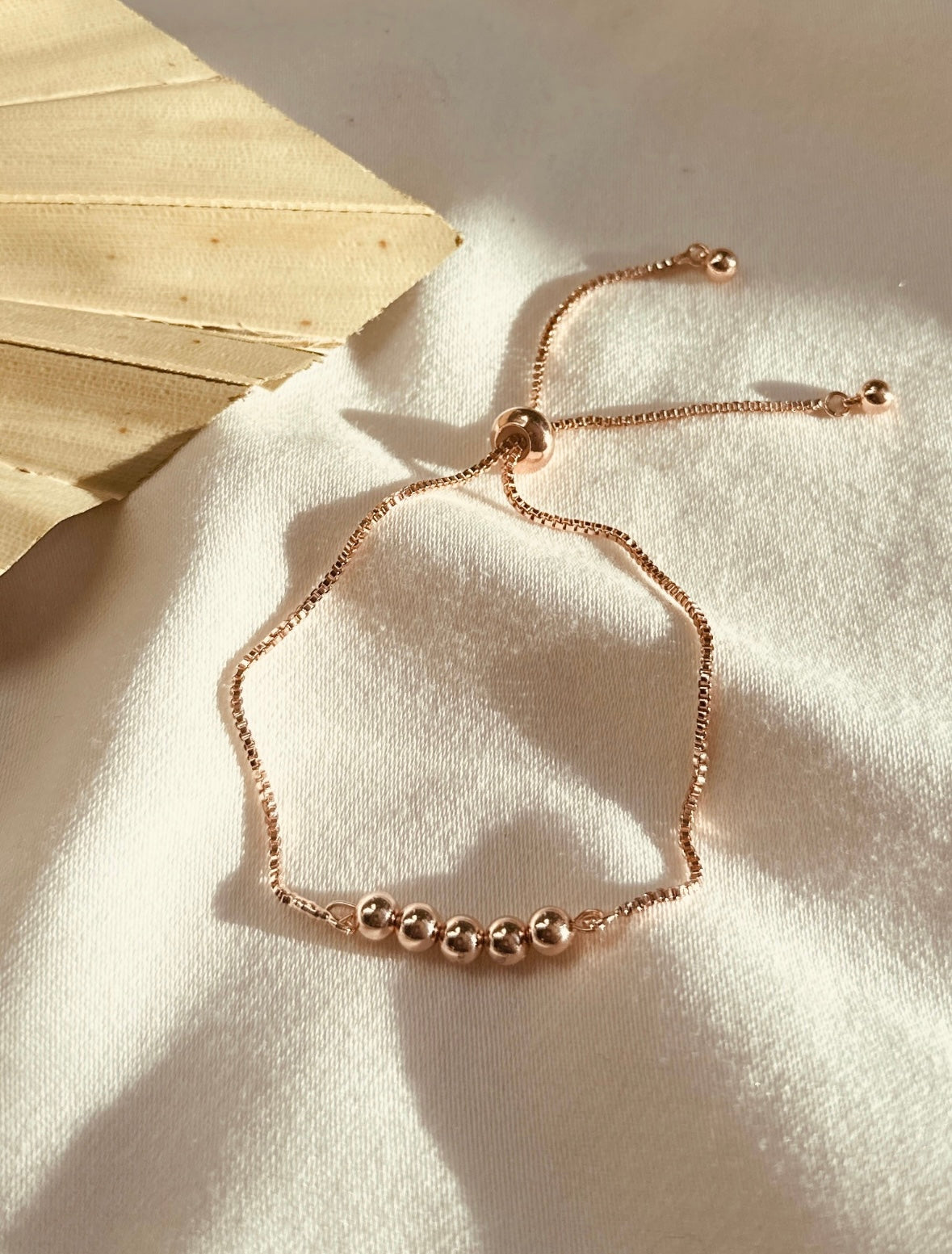 minimalist gemstone bracelet