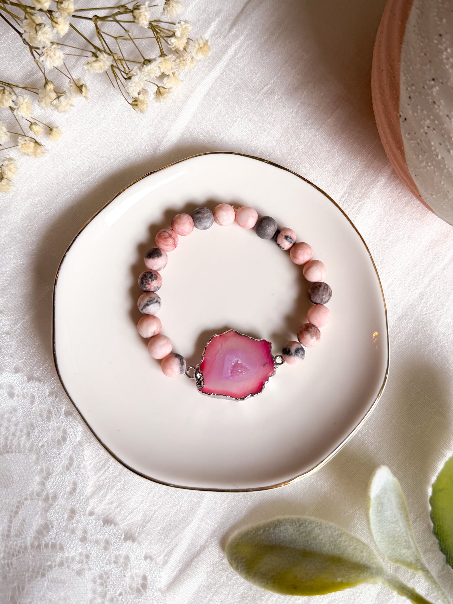 The Pink Velvet Bracelet