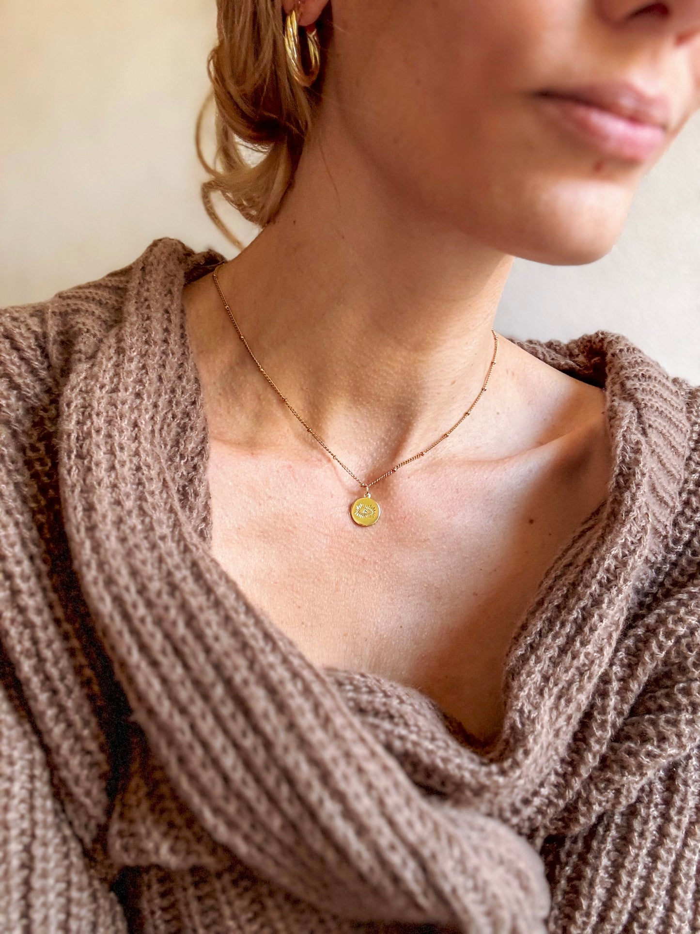 The Aurelia Necklace ~ Evil Eye