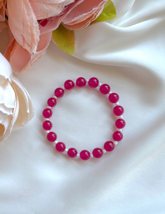 The Fuchsia Bloom Bracelet