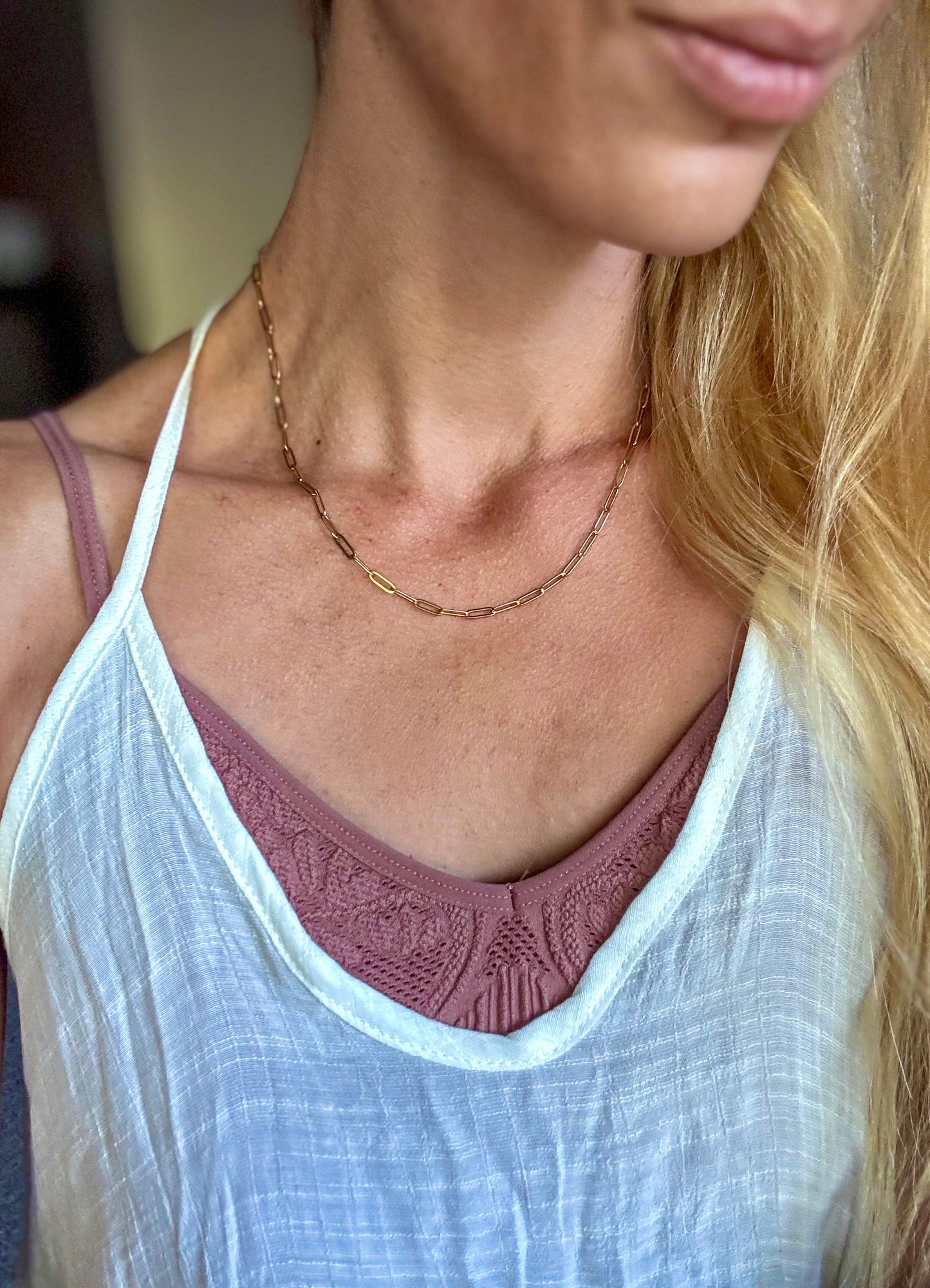 The Portia Paperclip Necklace