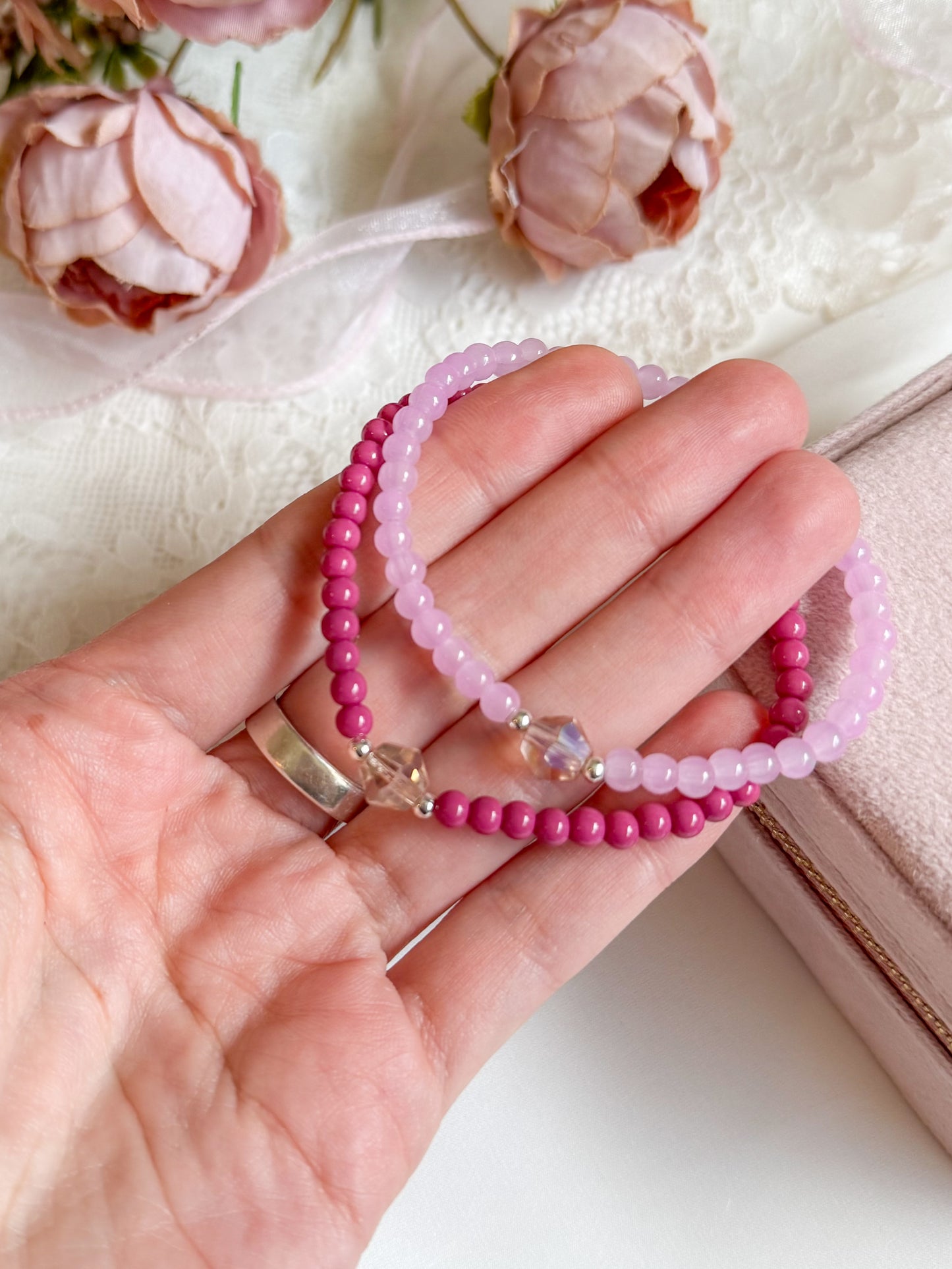 The Peony & Orchid Bracelets