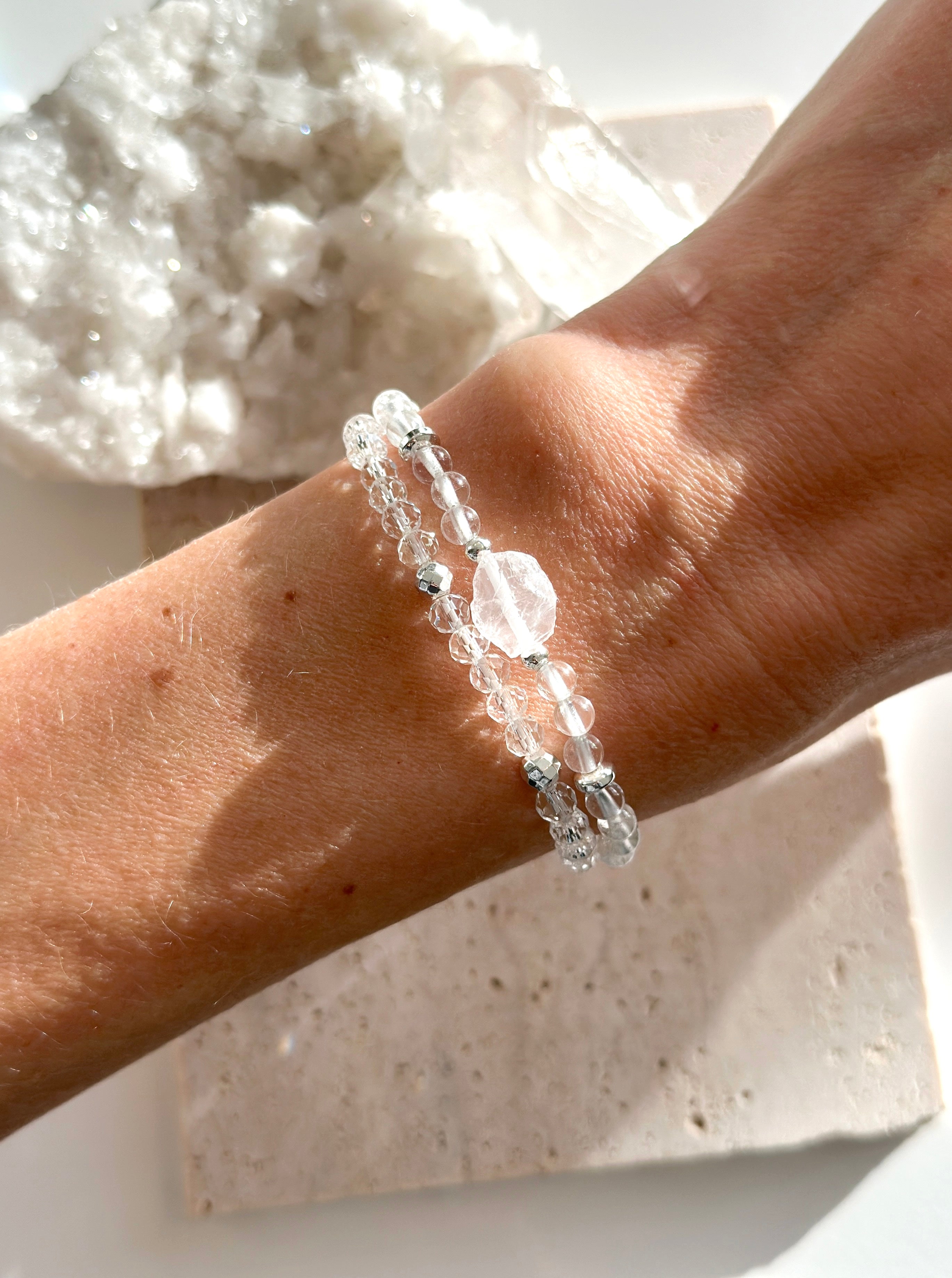 Natural hot sale crystal bracelet