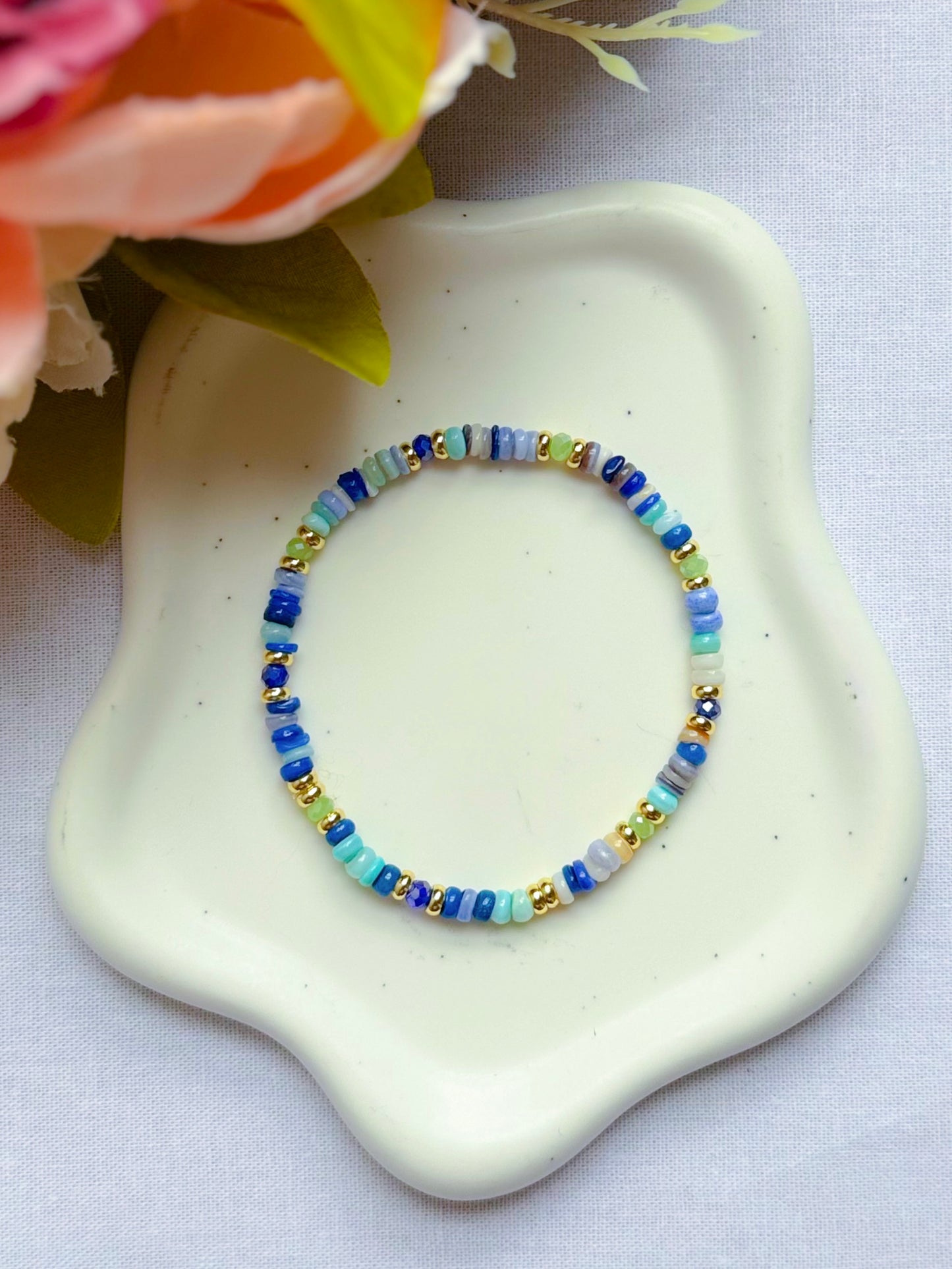 The Blue Jade Meadow Bracelet