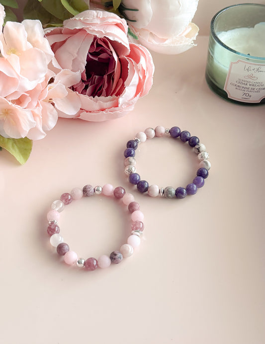 The Petal & Plum Bracelets