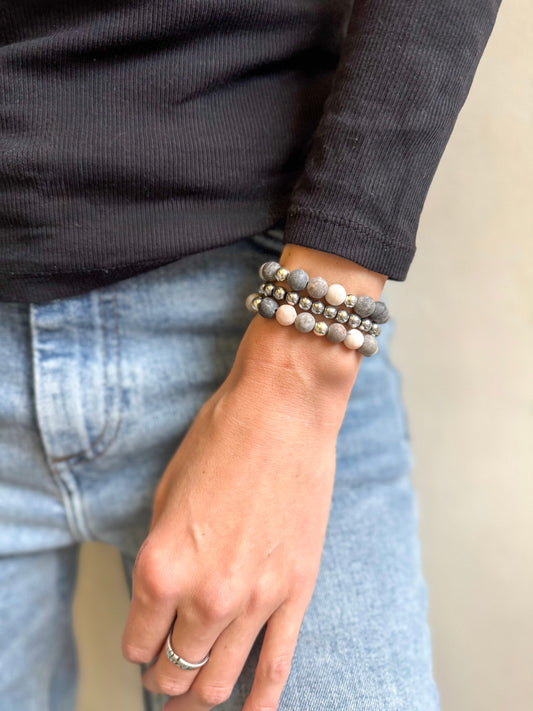 The Grey Dawn Jasper Bracelet