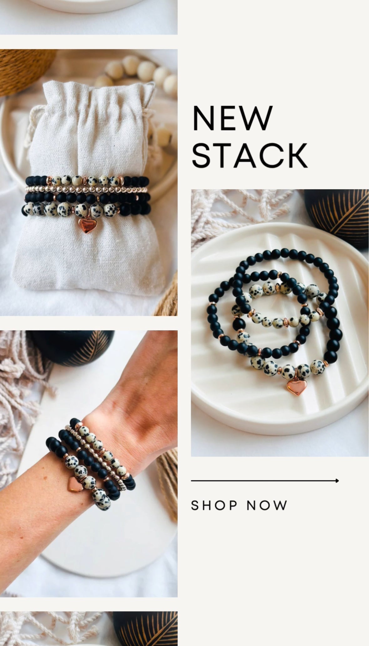 The "Love & Strength" Stacking Set
