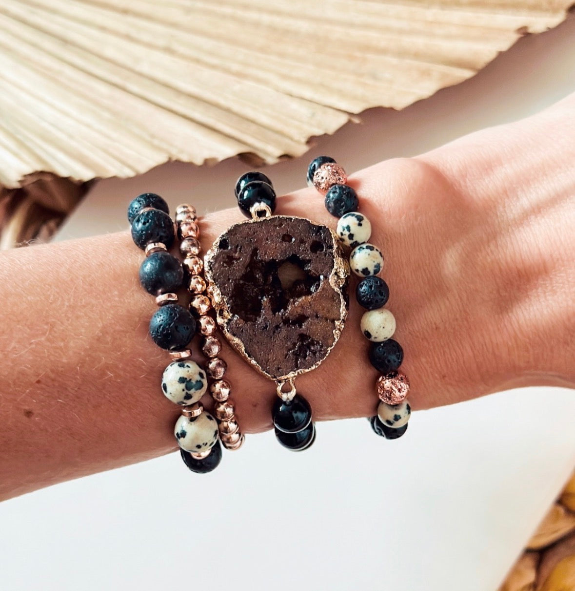 The Energy Protection Druzy Agate Geode Bracelet