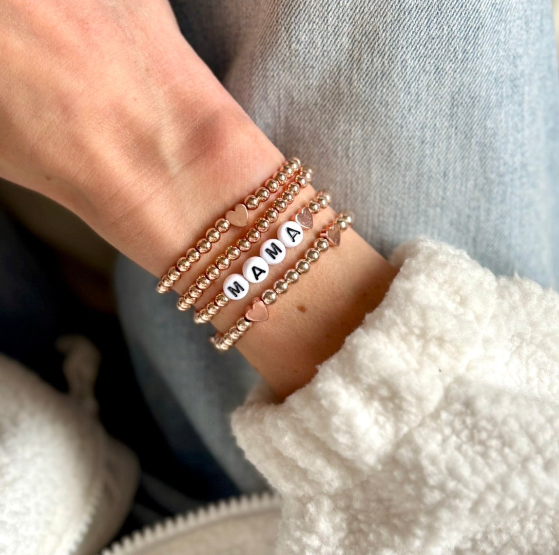The Rose Gold Mama Bracelet