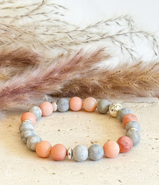 The Peach Pebble Beach Bracelet