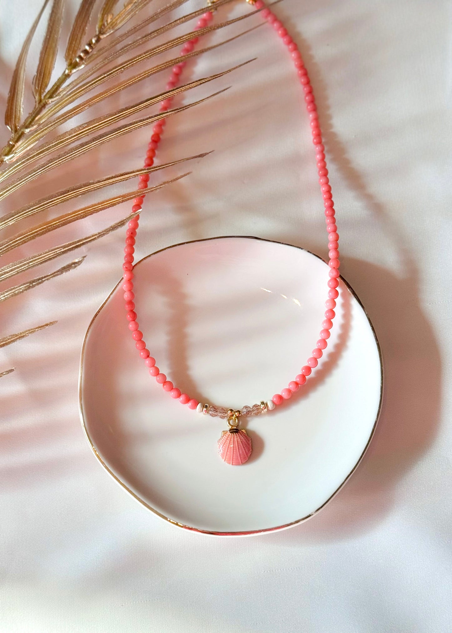 The Peach Coral Oceana Necklace