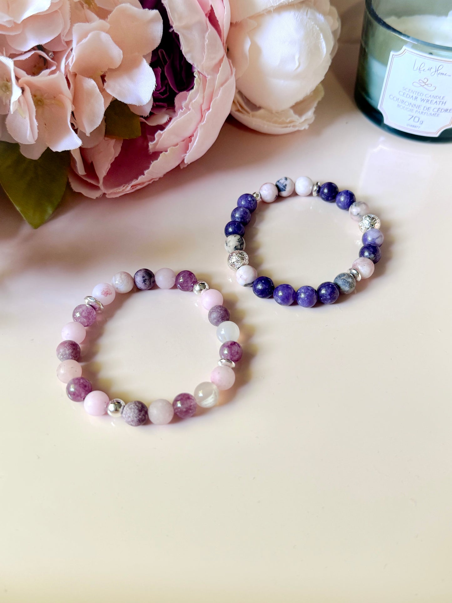 The Petal & Plum Bracelets
