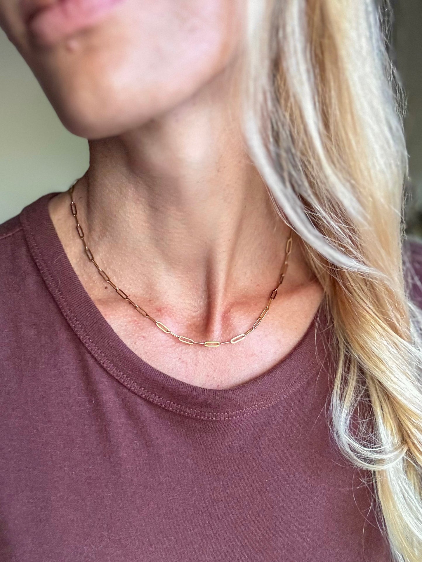 The Portia Paperclip Necklace