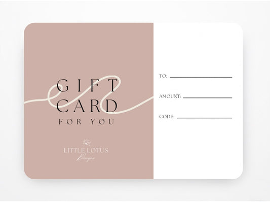 Little Lotus Designs Gift Card