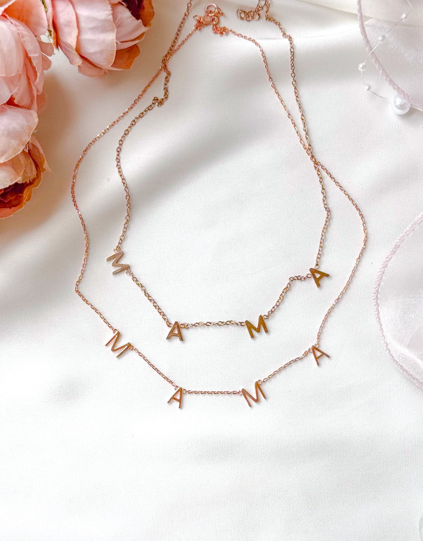 The Rose Gold Mama Necklace