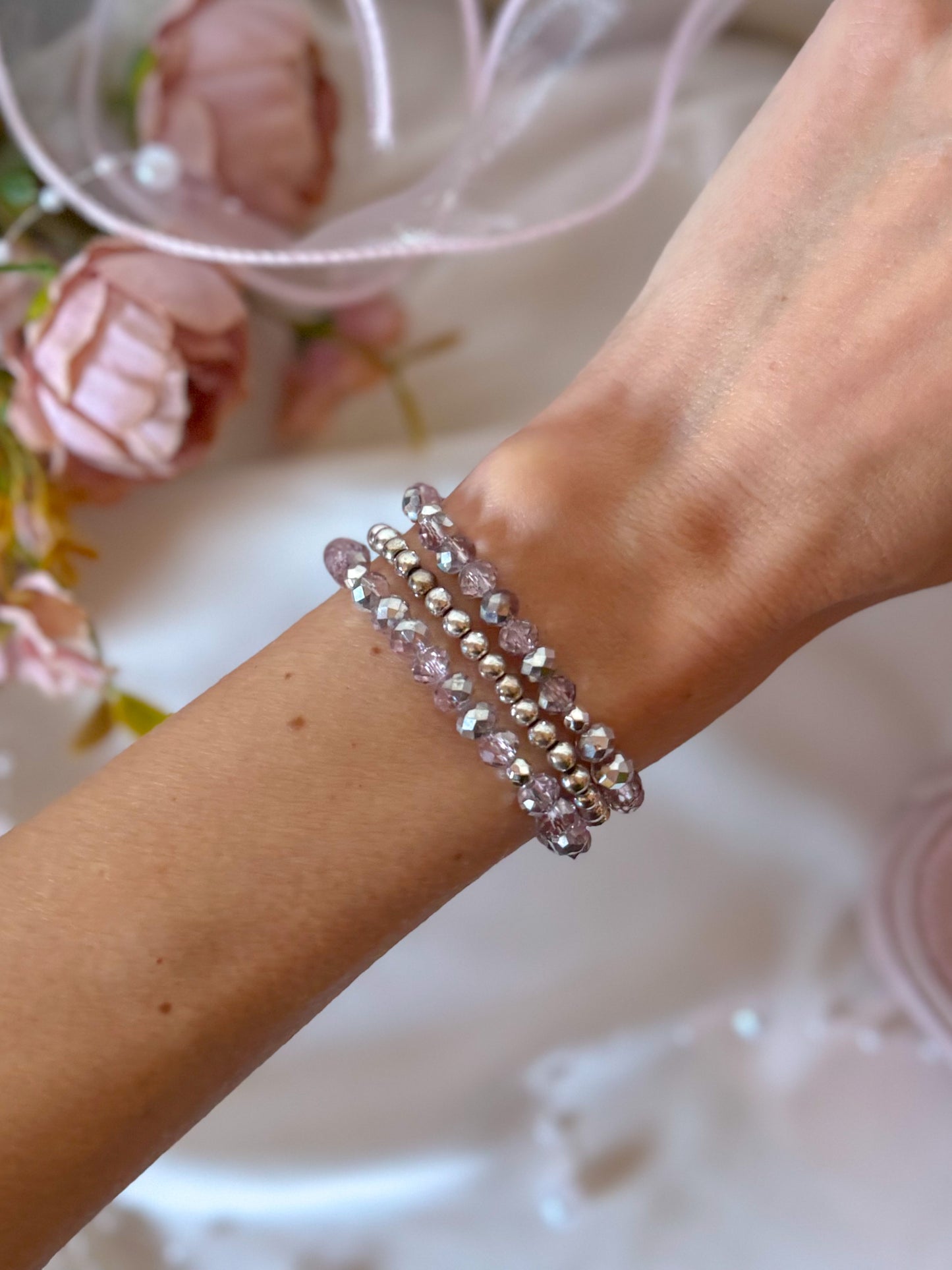 The Lilac Snowflake Bracelet