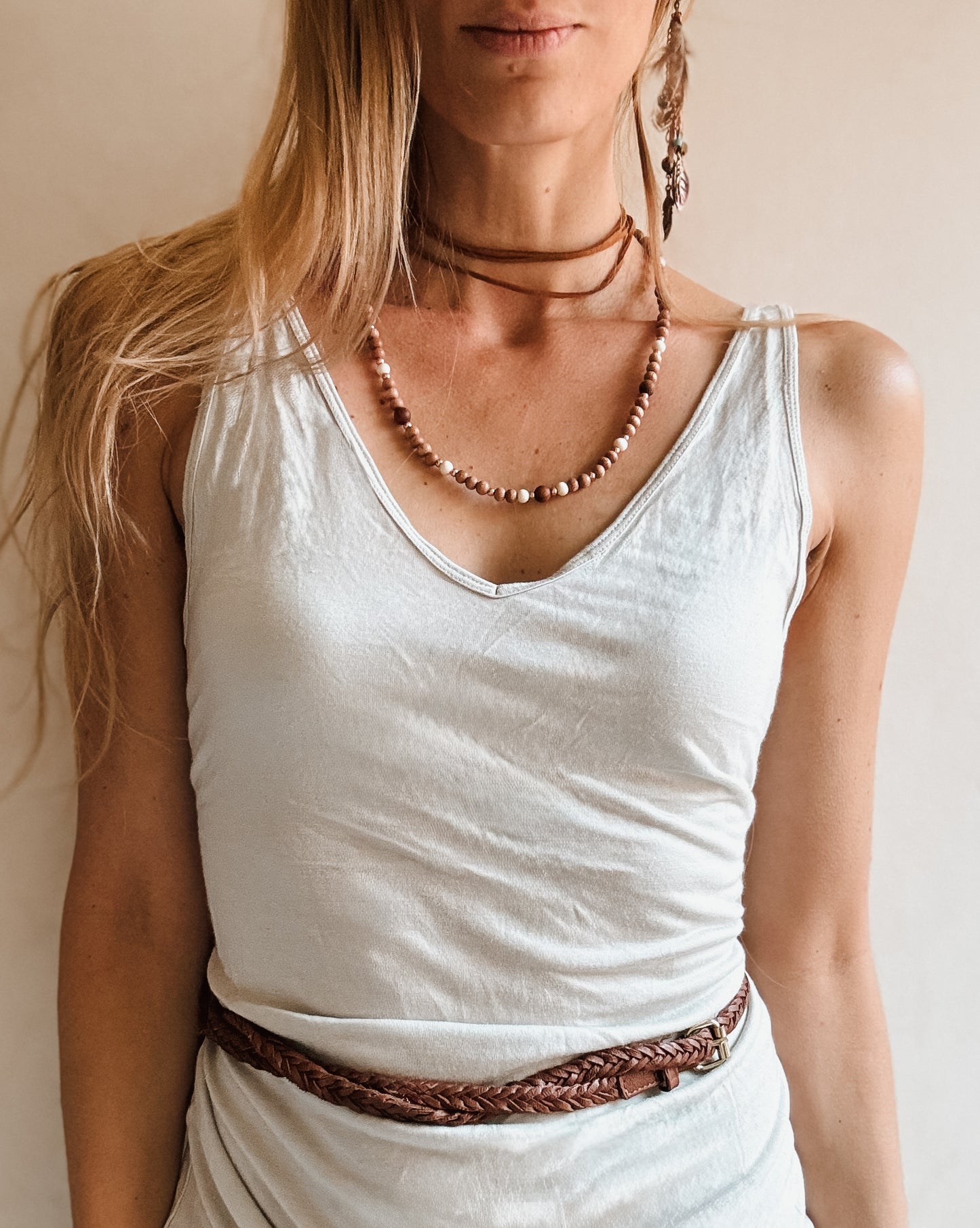 The Sienna Feather Earrings